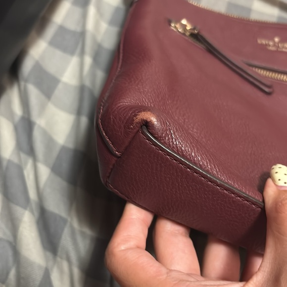 Kate Spade Jackson Crossbody Burgundy Bag - Picture 4 of 10